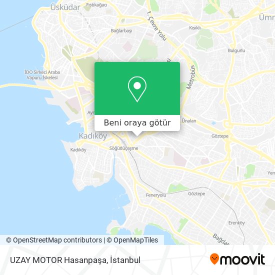 UZAY MOTOR  Hasanpaşa harita