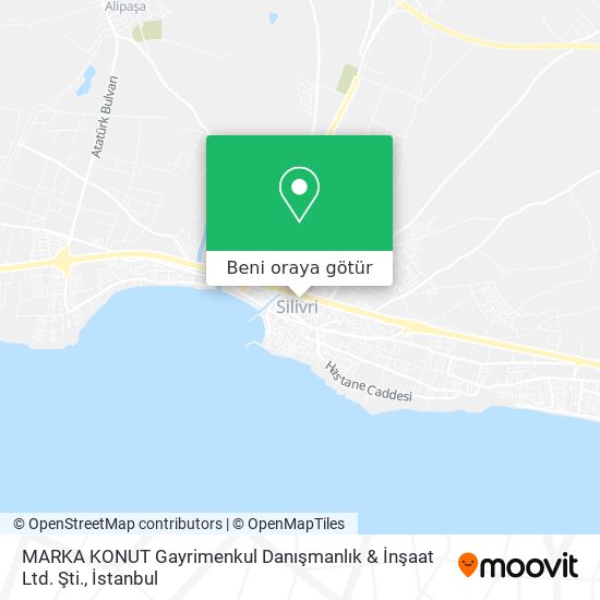 MARKA KONUT Gayrimenkul Danışmanlık & İnşaat Ltd. Şti. harita