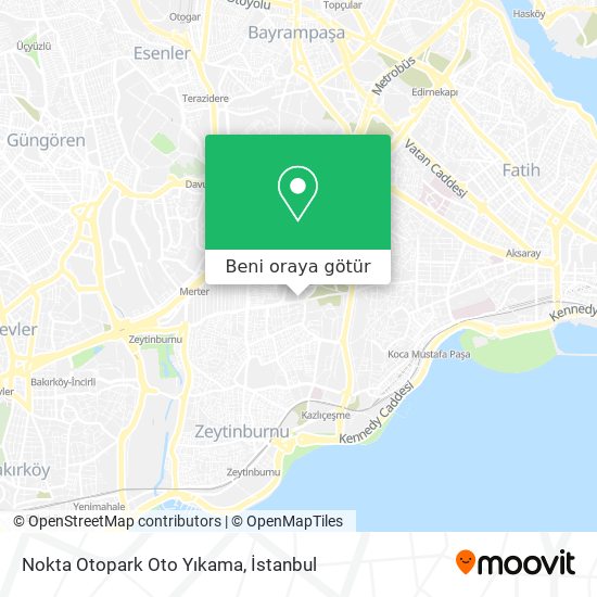 Nokta Otopark Oto Yıkama harita