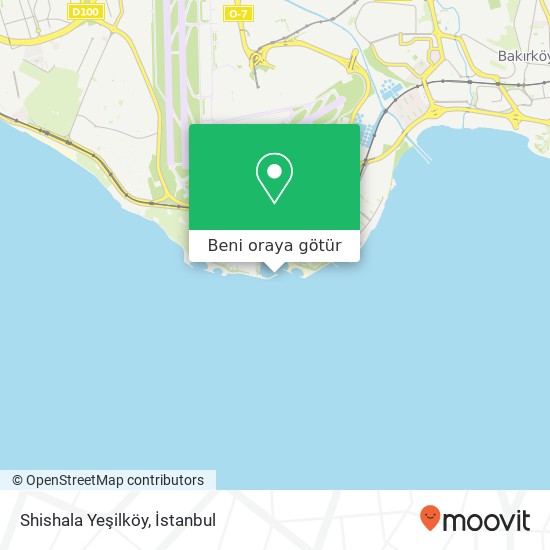 Shishala Yeşilköy harita