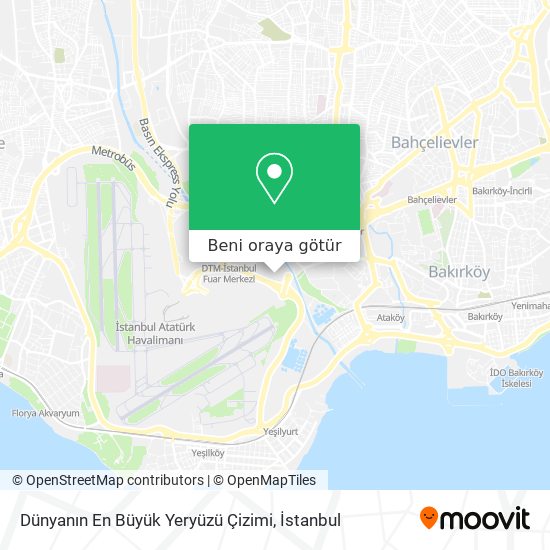 Dünyanın En Büyük Yeryüzü Çizimi harita