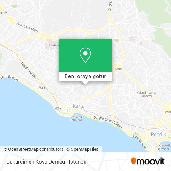 Çukurçimen Köyü Derneği harita