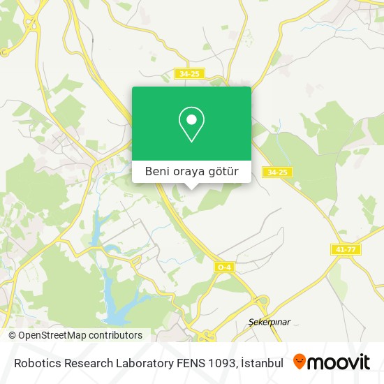 Robotics Research Laboratory FENS 1093 harita