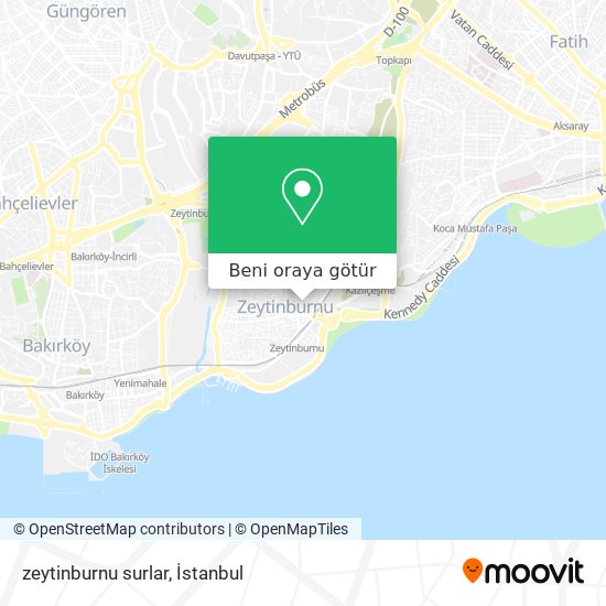 zeytinburnu surlar harita