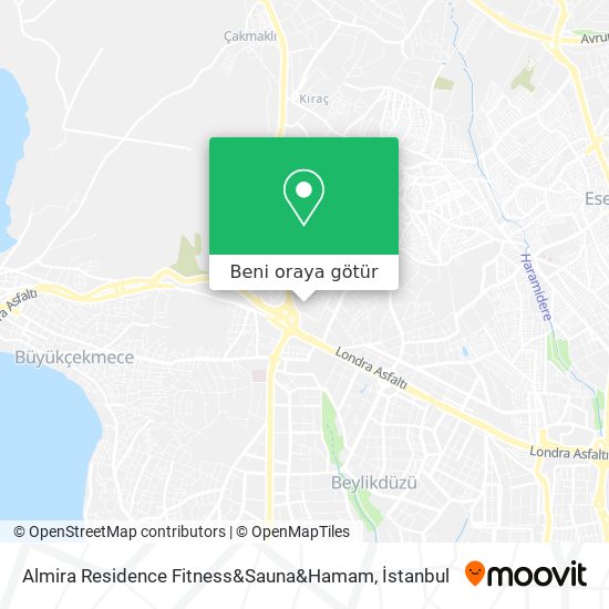 Almira Residence Fitness&Sauna&Hamam harita