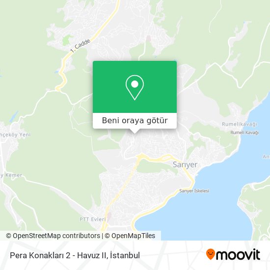 Pera Konakları 2 - Havuz II harita