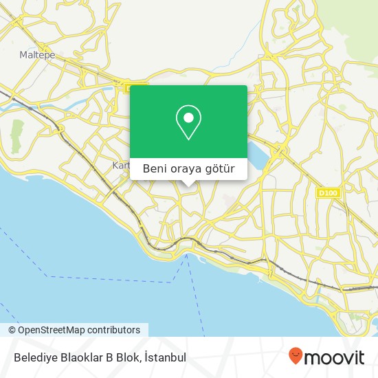 Belediye Blaoklar B Blok harita