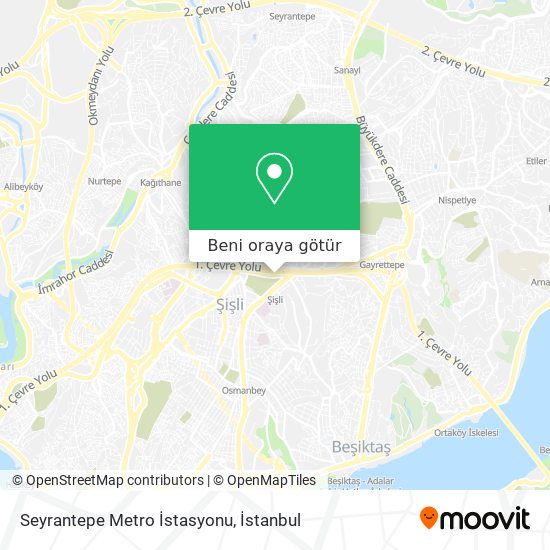 Seyrantepe Metro İstasyonu harita