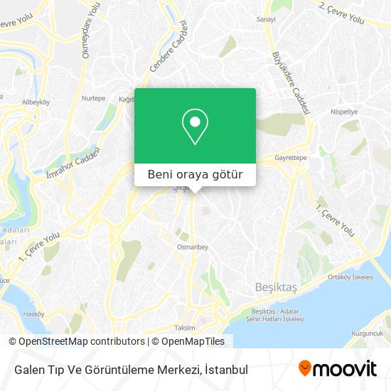 Galen Tıp Ve Görüntüleme Merkezi harita