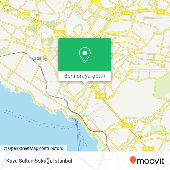 Kaya Sultan Sokağı harita