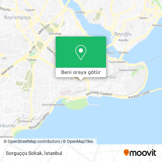Sorguççu Sokak harita
