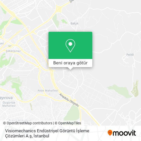 Visiomechanics Endüstriyel Görüntü İşleme Çözümleri A.ş harita