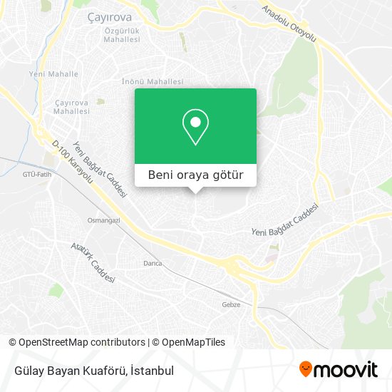 Gülay Bayan Kuaförü harita