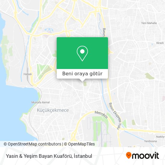 Yasin & Yeşim Bayan Kuaförü harita