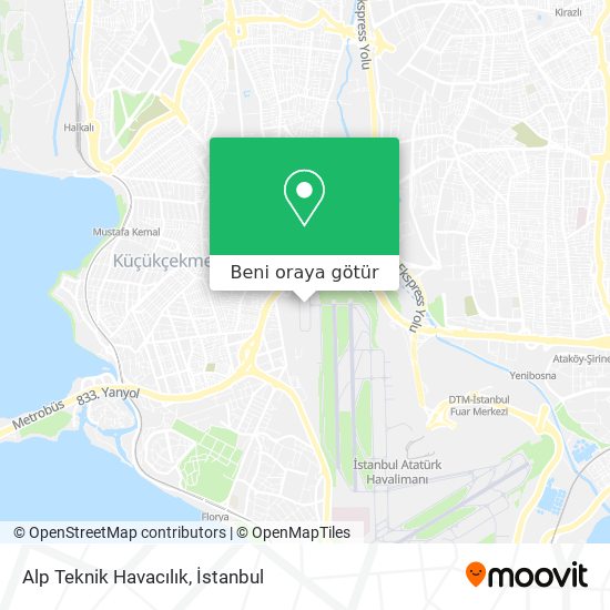 Alp Teknik Havacılık harita