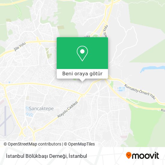 İstanbul Bölükbaşı Derneği harita