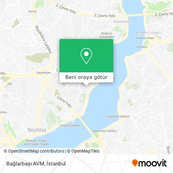Bağlarbaşı AVM harita