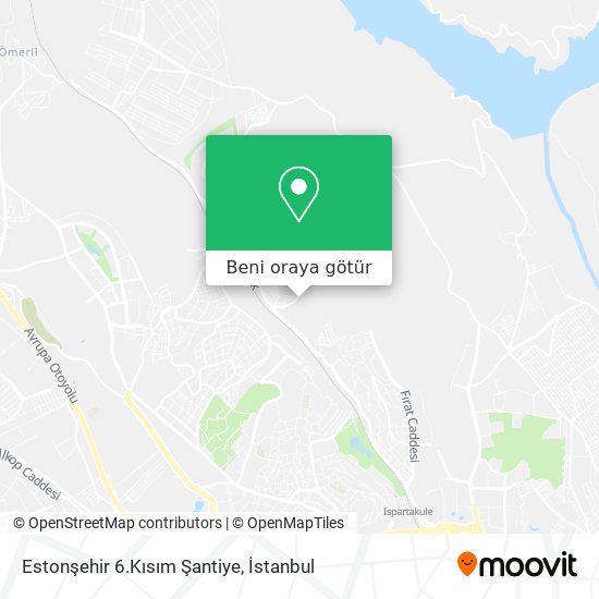 Estonşehir 6.Kısım Şantiye harita