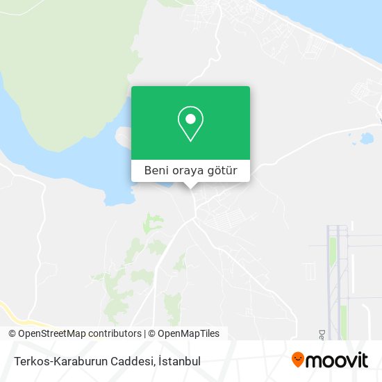 Terkos-Karaburun Caddesi harita
