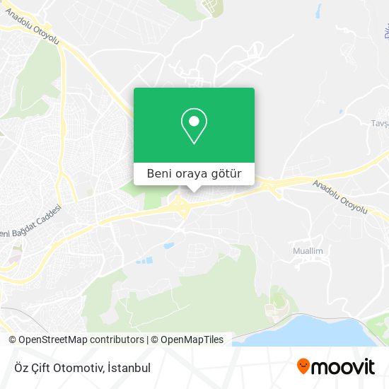 Öz Çift Otomotiv harita