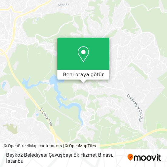 Beykoz Belediyesi Çavuşbaşı Ek Hizmet Binası harita