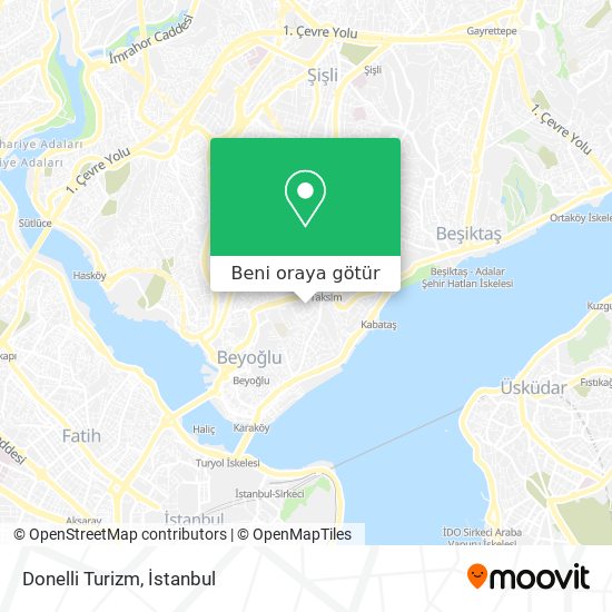 Donelli Turizm harita