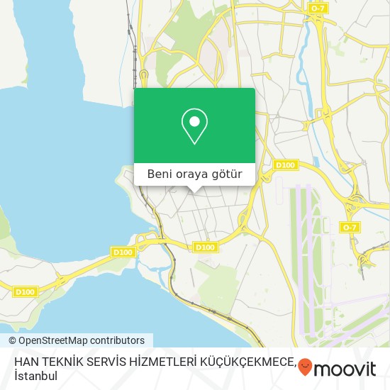 HAN TEKNİK SERVİS HİZMETLERİ KÜÇÜKÇEKMECE harita