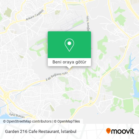 Garden 216 Cafe Restaurant harita