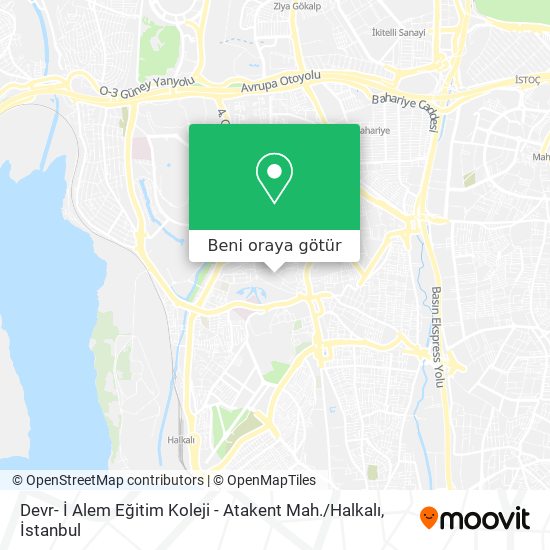 Devr- İ Alem Eğitim Koleji - Atakent Mah. / Halkalı harita