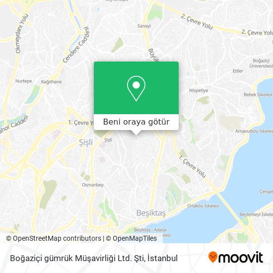Boğaziçi gümrük Müşavirliği Ltd. Şti harita