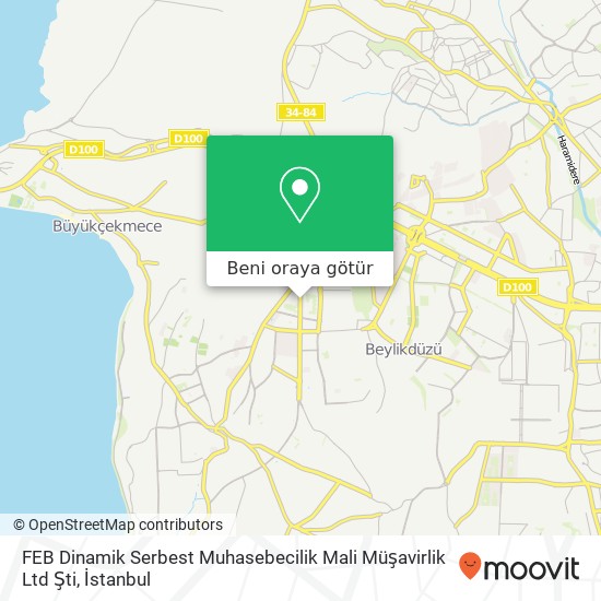 FEB Dinamik Serbest Muhasebecilik Mali Müşavirlik Ltd Şti harita