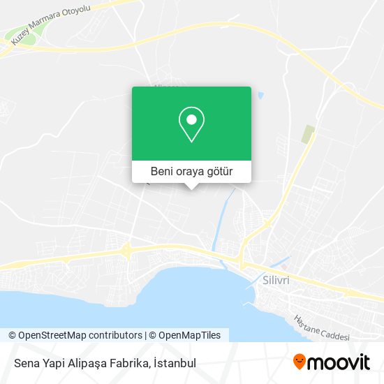 Sena Yapi Alipaşa Fabrika harita