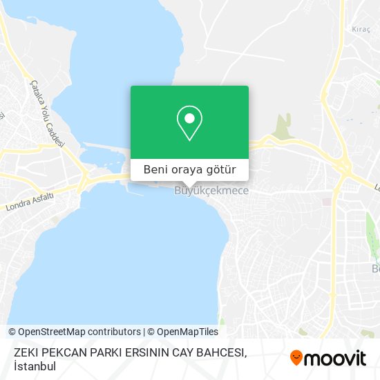 ZEKI PEKCAN PARKI ERSININ CAY BAHCESI harita
