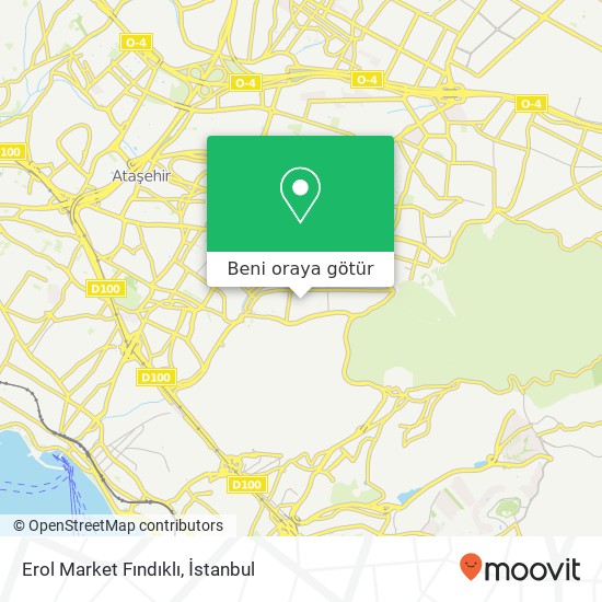 Erol Market Fındıklı harita
