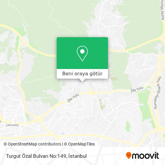 Turgut Özal Bulvarı No:149 harita