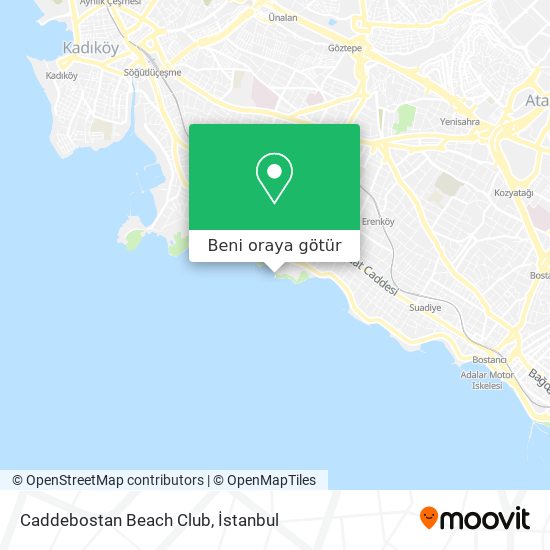 Caddebostan Beach Club harita
