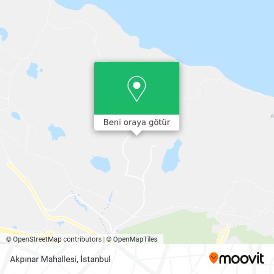 Akpınar Mahallesi harita