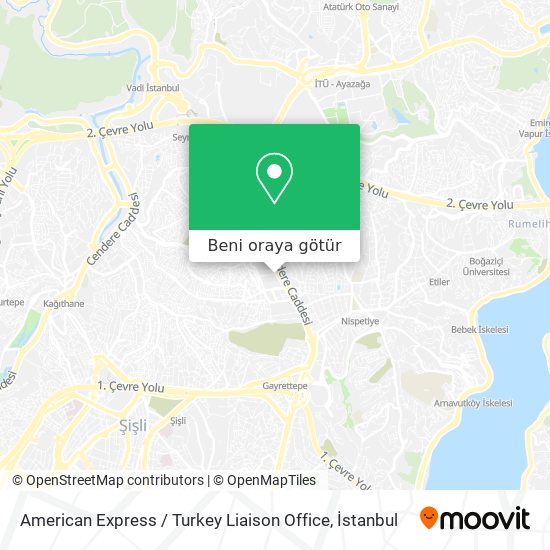 American Express / Turkey Liaison Office harita