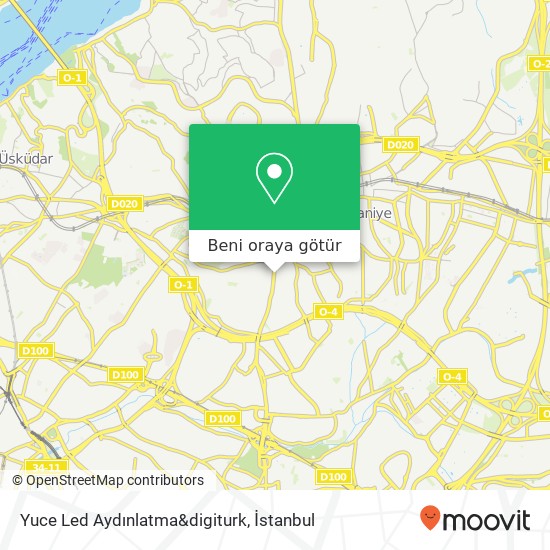 Yuce Led Aydınlatma&digiturk harita