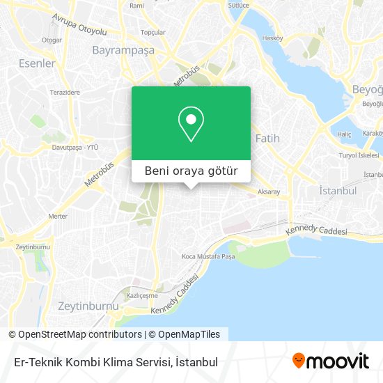 Er-Teknik Kombi Klima Servisi harita