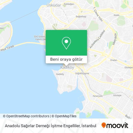 Anadolu Sağırlar Derneği İşitme Engelliler harita