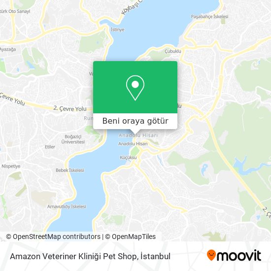 Amazon Veteriner Kliniği Pet Shop harita