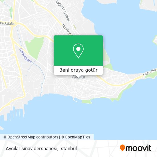 Avcılar sınav dershanesı harita