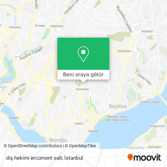 diş hekimi ercüment salt harita