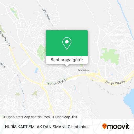 HURİS KART EMLAK DANIŞMANLIGI harita