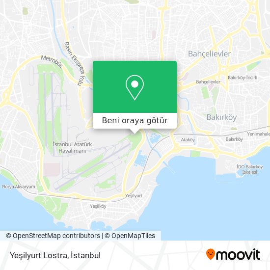 Yeşilyurt Lostra harita
