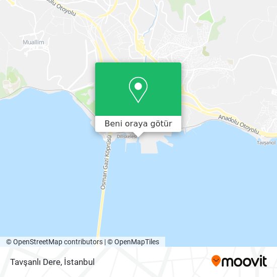 Tavşanlı Dere harita