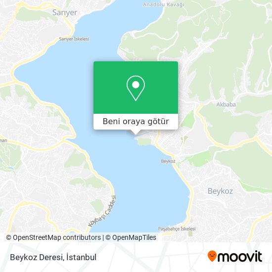 Beykoz Deresi harita