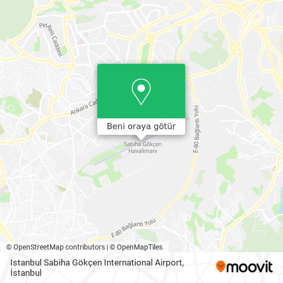 Istanbul Sabiha Gökçen International Airport harita