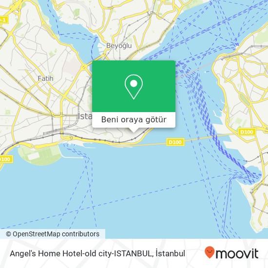 Angel's Home Hotel-old city-ISTANBUL harita